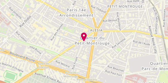Plan de PAILLARD Alexandre, 3 Rue Friant, 75014 Paris