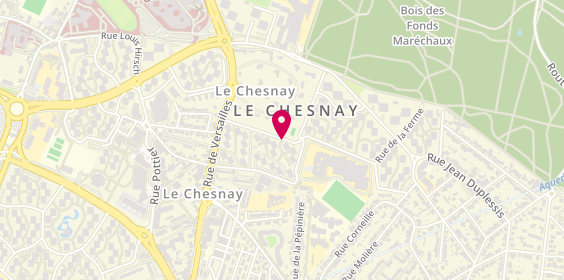Plan de HENRY Catherine, 1 Square Choiseul, 78150 Le Chesnay-Rocquencourt