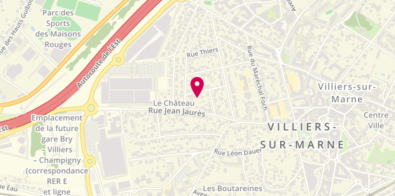 Plan de CIVILISE Francesca, 11 Rue Pierre Curie, 94350 Villiers-sur-Marne