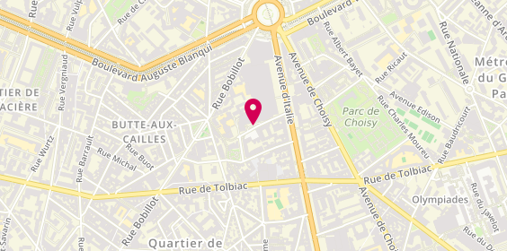 Plan de BEMVO MENDOME Eugénie, 16 Rue Vendrezanne, 75013 Paris
