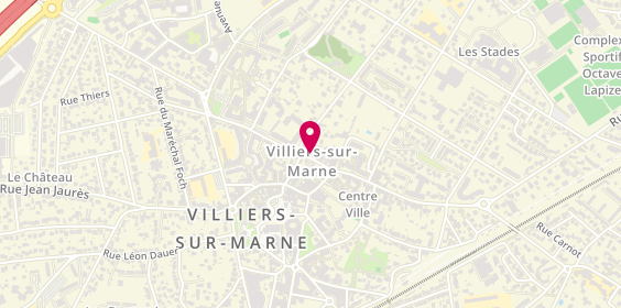 Plan de COUVREUX Cédric, 4 Place de la Republique, 94350 Villiers-sur-Marne