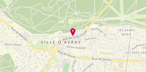 Plan de BOUGCHICHE Dania, 37 Rue de Saint Cloud, 92410 Ville-d'Avray
