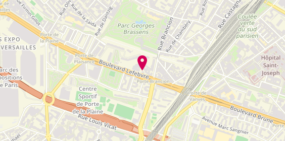 Plan de ROLAND Véronique, 161 Boulevard Lefebvre, 75015 Paris