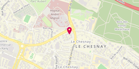 Plan de ACHAUME Marie-Roselyne, 3 Square de Castiglione, 78150 Le Chesnay-Rocquencourt