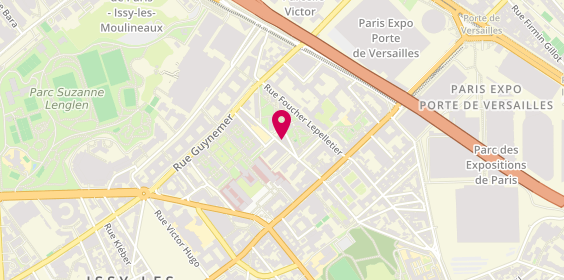 Plan de SITBON Ariane, 25 Rue Séverine, 92130 Issy-les-Moulineaux