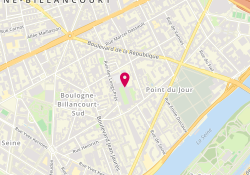Plan de CHERIFI Rachida, 9 Place Corneille, 92100 Boulogne-Billancourt