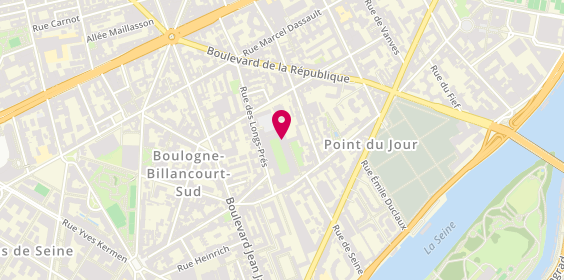 Plan de ATTICA Aline, 9 Place Corneille, 92100 Boulogne-Billancourt