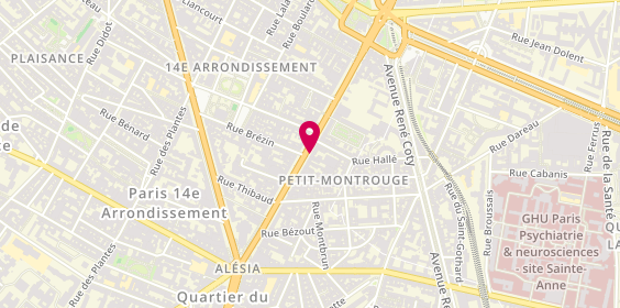 Plan de SANDE Mohamed, 29 Avenue du General Leclerc, 75014 Paris