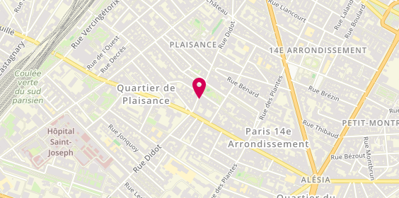 Plan de MICHALLET Marc, 53 Rue Didot, 75014 Paris