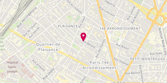 Plan de ZERBIB Karine, 35 Rue Bénard, 75014 Paris