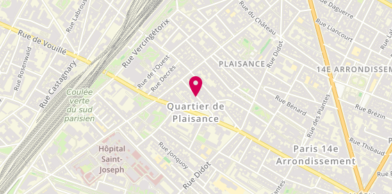 Plan de LE VOT Noémie, 24 Avenue Villemain, 75014 Paris