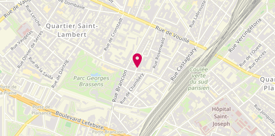 Plan de FARÈS Andelija, 49 Rue Santos Dumont, 75015 Paris