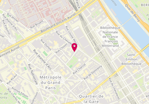 Plan de NIMZIL Fatima, 6 Rue Duchefdelaville, 75013 Paris