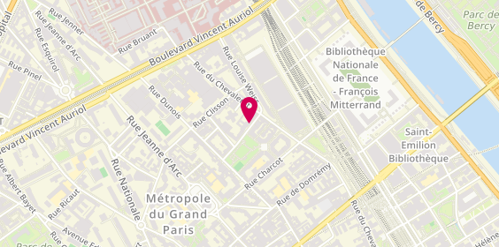 Plan de KACHAMA Abdoul, 6 Rue Duchefdelaville, 75013 Paris