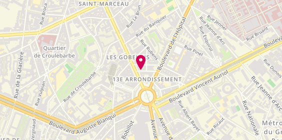 Plan de CHOLET-HEDOCH Laurence, 10 Rue Philippe de Champagne, 75013 Paris