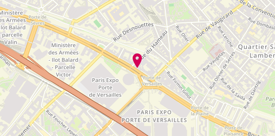 Plan de BENILAN Anne, 55 Boulevard Victor, 75015 Paris