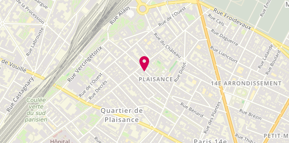 Plan de SCEMAMA Sonia, 49 Rue Pernety, 75014 Paris