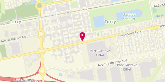 Plan de TALIBART Marie Laure, 43 Avenue Marie Curie, 77600 Bussy-Saint-Georges