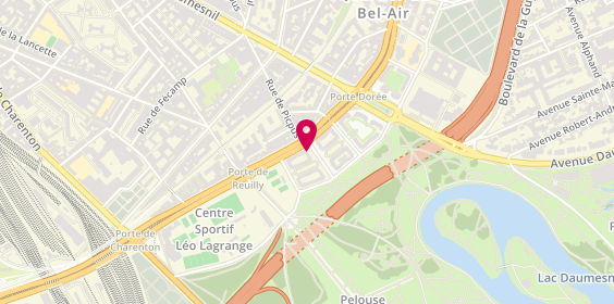 Plan de PÉPIN Adèle, 2 Avenue du General Dodds, 75012 Paris