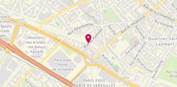 Plan de COLAS Corinne, 25 Rue du Hameau, 75015 Paris