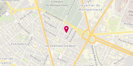 Plan de ROQUE Philippe, 42 Rue Daguerre, 75014 Paris