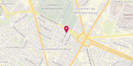 Plan de BREDON Marie Claude, 3 Rue Lalande, 75014 Paris