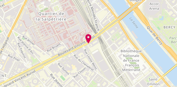 Plan de Marie-Magdeleine SYNNDRA, 49 Boulevard Vincent Auriol, 75013 Paris