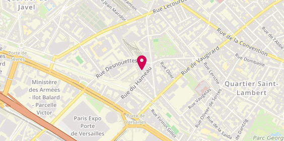 Plan de FREZZA Julie, 9 Rue Auguste Chabrieres, 75015 Paris