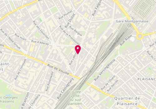 Plan de ROBERT Marie, 10 Rue Castagnary, 75015 Paris