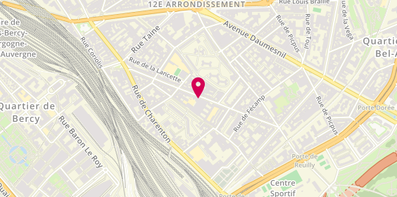 Plan de MORNAY Béatrice, 36 Rue de Wattignies, 75012 Paris
