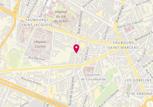 Plan de ROUMIER Aurélie, 11 Rue de la Glaciere, 75013 Paris