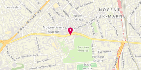 Plan de LEBIHAN-SARTORI Edwige, 8 Rue Pierre Brossolette, 94130 Nogent-sur-Marne
