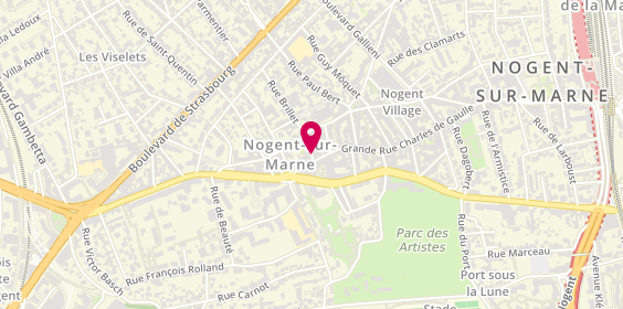 Plan de SANTOS Suzanne, 1 Rue Jules Ferry, 94130 Nogent-sur-Marne