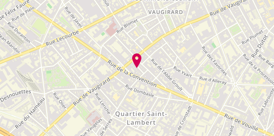 Plan de ROCHE Nathalie, 8 Rue Fourcade, 75015 Paris
