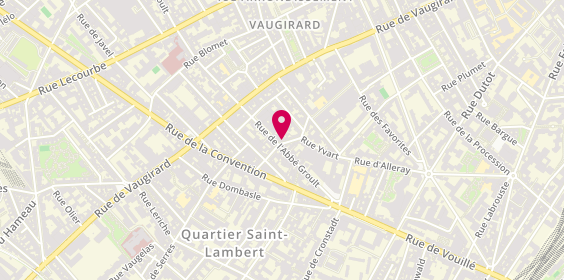 Plan de DREAN TAN Rachel, 10 Rue Marmontel, 75015 Paris
