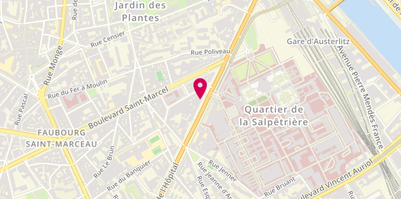 Plan de TAVARS Maxette, 56 Boulevard de l'Hopital, 75013 Paris