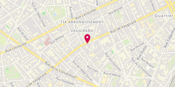 Plan de KONATE Oumarou, 285 Rue de Vaugirard, 75015 Paris