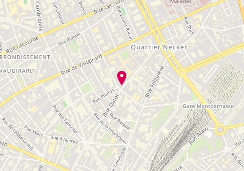 Plan de ZOUAOUI EL Mustapha, 42 Rue du Docteur Roux, 75015 Paris