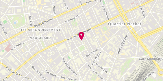 Plan de ASSERAF Charlotte, 9 Rue Bargue, 75015 Paris