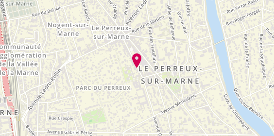 Plan de PERRIER Marie-Claire, 73 Avenue Georges Clemenceau, 94170 Le Perreux-sur-Marne