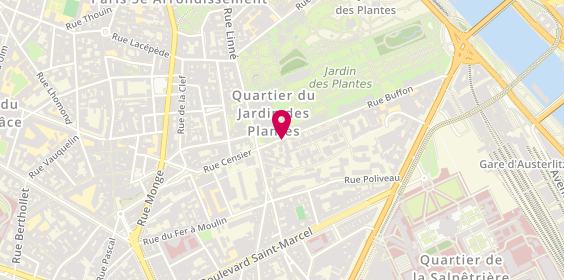 Plan de DIMNET Christine, 67 Rue Buffon, 75005 Paris