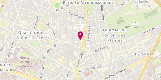 Plan de MANIERE Nicole, 1 Rue Gracieuse, 75005 Paris