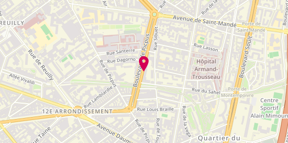 Plan de JARDAOUI Khalid, 34 Boulevard de Picpus, 75012 Paris