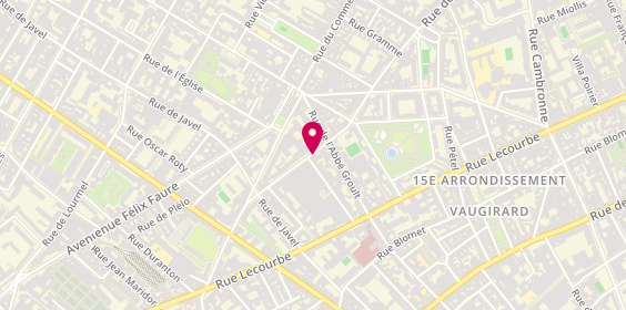 Plan de IMBERT Olivier, 123 Rue de la Croix Nivert, 75015 Paris