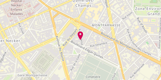 Plan de MOLELE Sandrine, 16 Bis Rue d'Odessa, 75014 Paris