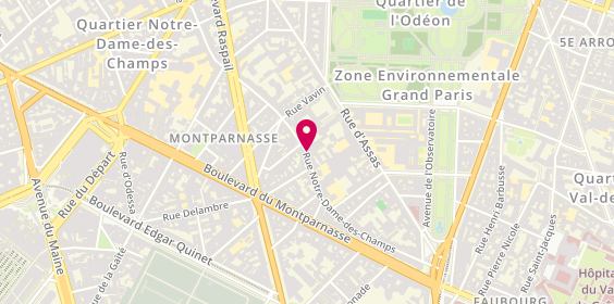 Plan de POMMIER Catherine, 73 Rue Notre Dame des Champs, 75006 Paris