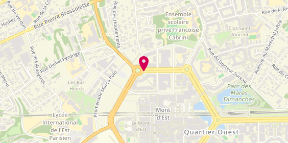 Plan de DARTRON Mégane, 5 Boulevard du Mont d'Est, 93160 Noisy-le-Grand