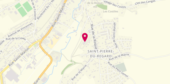 Plan de BOURGE Nathalie, 9 Rue Iberthe Bertoux, 61790 Saint-Pierre-du-Regard