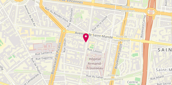 Plan de LOPÉZ Remedios, 47 Avenue du Dr Arnold Netter, 75012 Paris