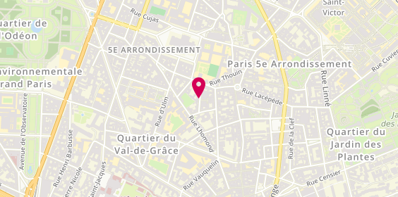Plan de BERNIER Kevin, 6 Rue Rue Laromiguière, 75005 Paris